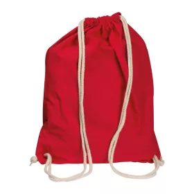 Carlsbad pamut hátizsák, 140 g/m² (Piros)
