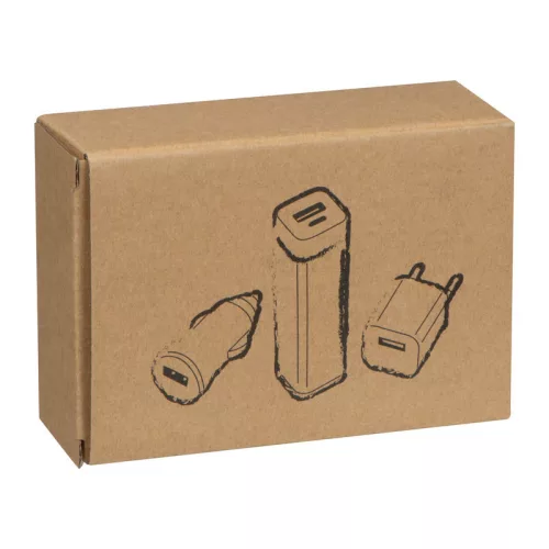 Exeter utazó szett powerbankkal, 2200 mAh