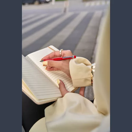 Luebo fém golyós- és érintőtoll (12,8 × ø 0,9 cm, Piros)