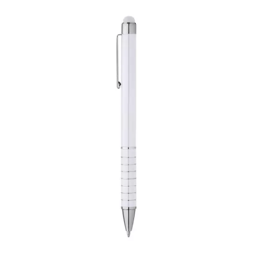 Luebo fém golyós- és érintőtoll (12,8 × ø 0,9 cm, Fehér)