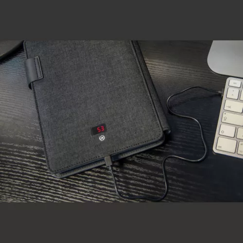 Leno A5 mappa powerbankkal, 4000 mAh