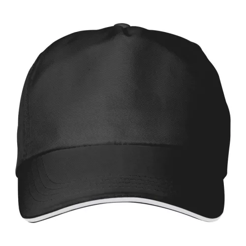 Arlington 5 paneles baseballsapka (adjustable, Fekete)