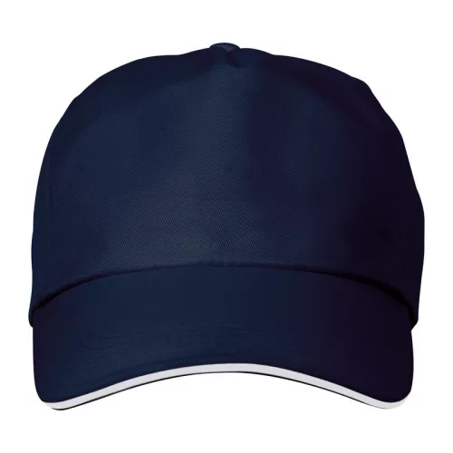 Arlington 5 paneles baseballsapka (adjustable, Sötétkék)