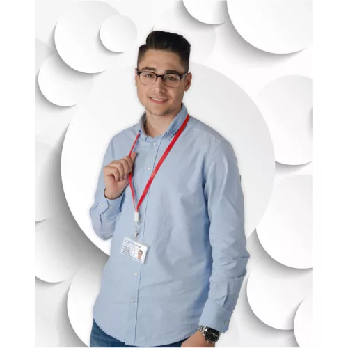 Reno nyakpánt adatkábellel (Piros)