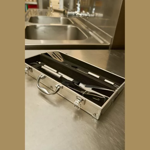 Oval Plate grill szett