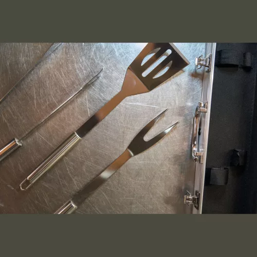 Oval Plate grill szett