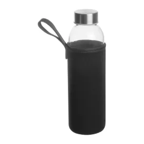   Klagenfurt ivópalack neoprén tokban, 500 ml (ø 7 × 22,3 cm, Fekete)