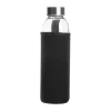 Klagenfurt ivópalack neoprén tokban, 500 ml (ø 7 × 22,3 cm, Fekete)