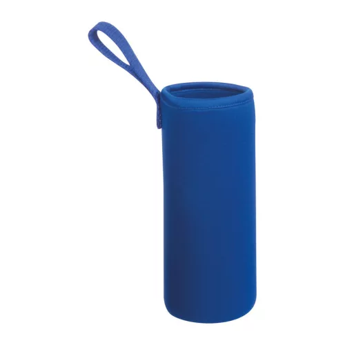 Klagenfurt ivópalack neoprén tokban, 500 ml (ø 7 × 22,3 cm, Kék)