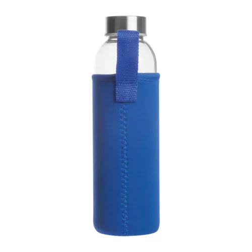 Klagenfurt ivópalack neoprén tokban, 500 ml (ø 7 × 22,3 cm, Kék)