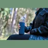 Klagenfurt ivópalack neoprén tokban, 500 ml (ø 7 × 22,3 cm, Kék)
