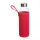 Klagenfurt ivópalack neoprén tokban, 500 ml (ø 7 × 22,3 cm, Piros)