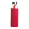 Klagenfurt ivópalack neoprén tokban, 500 ml (ø 7 × 22,3 cm, Piros)