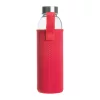 Klagenfurt ivópalack neoprén tokban, 500 ml (ø 7 × 22,3 cm, Piros)