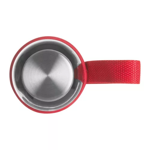 Klagenfurt ivópalack neoprén tokban, 500 ml (ø 7 × 22,3 cm, Piros)