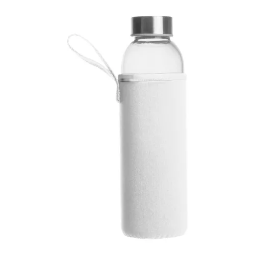 Klagenfurt ivópalack neoprén tokban, 500 ml (ø 7 x 22,3 cm, Fehér)