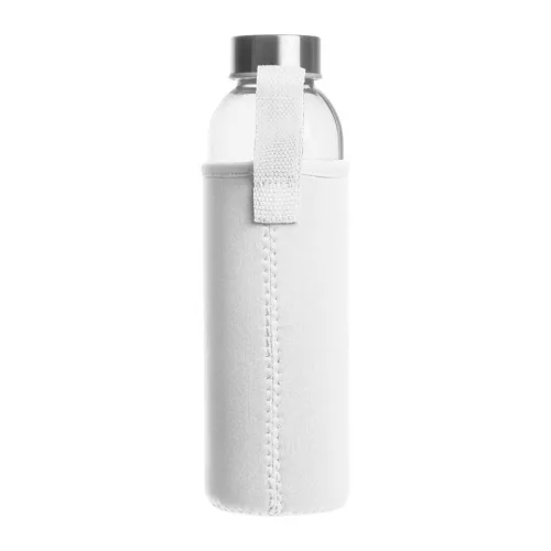Klagenfurt ivópalack neoprén tokban, 500 ml (ø 7 x 22,3 cm, Fehér)