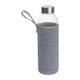   Klagenfurt ivópalack neoprén tokban, 500 ml (ø 7 × 22,3 cm, Szürke)
