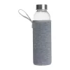 Klagenfurt ivópalack neoprén tokban, 500 ml (ø 7 × 22,3 cm, Szürke)