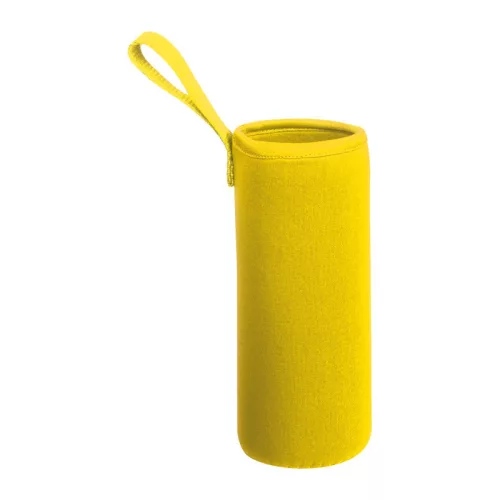Klagenfurt ivópalack neoprén tokban, 500 ml (ø 7 × 22,3 cm, Sárga)