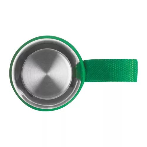 Klagenfurt ivópalack neoprén tokban, 500 ml (ø 7 × 22,3 cm, Zöld)