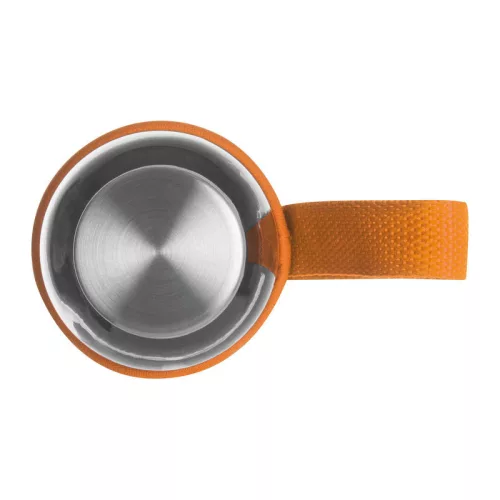 Klagenfurt ivópalack neoprén tokban, 500 ml (ø 7 × 22,3 cm, Narancssárga)