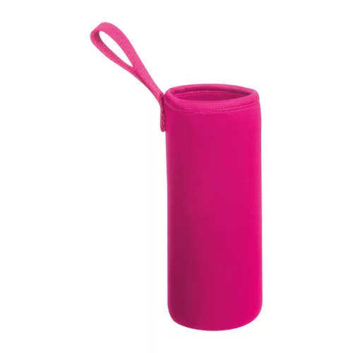 Klagenfurt ivópalack neoprén tokban, 500 ml (ø 7 × 22,3 cm, Rózsaszín)