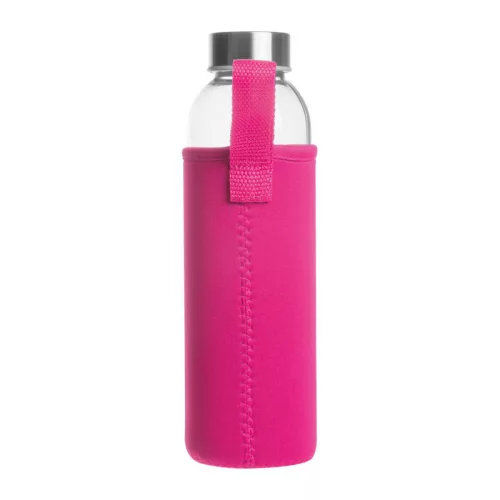 Klagenfurt ivópalack neoprén tokban, 500 ml (ø 7 × 22,3 cm, Rózsaszín)