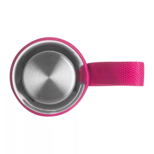 Klagenfurt ivópalack neoprén tokban, 500 ml (ø 7 × 22,3 cm, Rózsaszín)