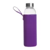Klagenfurt ivópalack neoprén tokban, 500 ml (ø 7 × 22,3 cm, Lila)