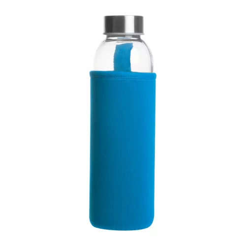 Klagenfurt ivópalack neoprén tokban, 500 ml (ø 7 × 22,3 cm, Világos Kék)