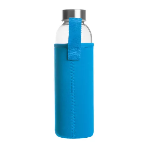 Klagenfurt ivópalack neoprén tokban, 500 ml (ø 7 × 22,3 cm, Világos Kék)