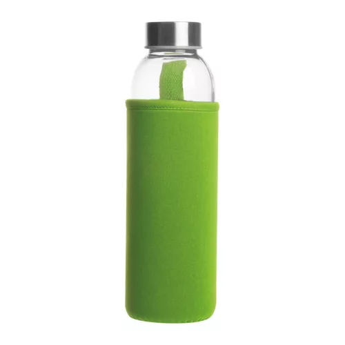 Klagenfurt ivópalack neoprén tokban, 500 ml (ø 7 × 22,3 cm, Világos Zöld)