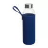 Klagenfurt ivópalack neoprén tokban, 500 ml (ø 7 × 22,3 cm, Sötétkék)