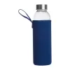 Klagenfurt ivópalack neoprén tokban, 500 ml (ø 7 × 22,3 cm, Sötétkék)