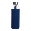 Klagenfurt ivópalack neoprén tokban, 500 ml (ø 7 × 22,3 cm, Sötétkék)