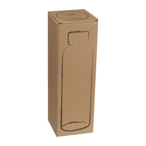 Klagenfurt ivópalack neoprén tokban, 500 ml (ø 7 × 22,3 cm, Sötétkék)