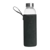 Klagenfurt ivópalack neoprén tokban, 500 ml (ø 7 x 22,3 cm, Sötétszürke)