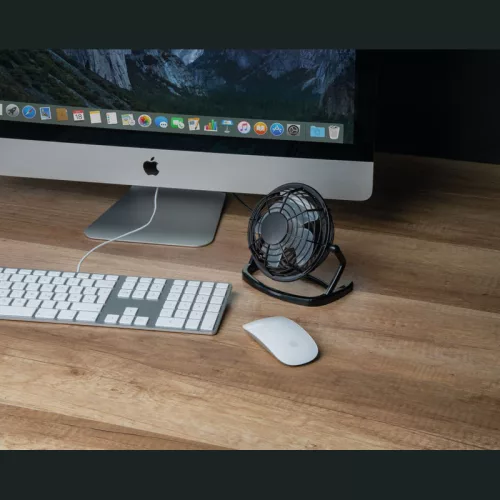 Bali USB-s asztali ventillátor (Fekete)