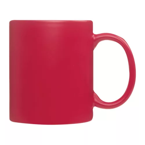 Thessaloniki gumírozott bögre, 300 ml (ø 8,2 × 9,8 cm, Piros)