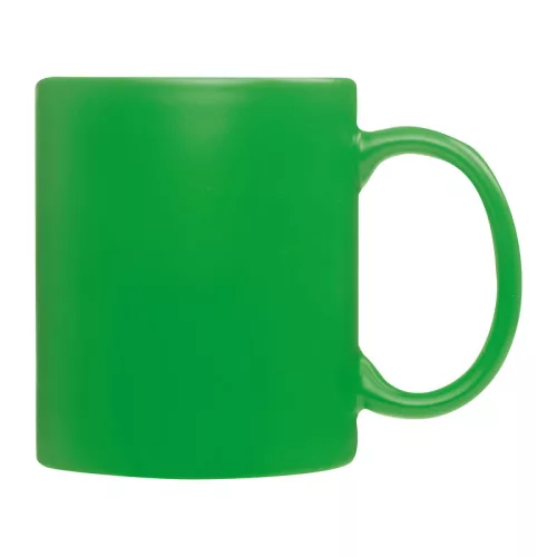 Thessaloniki gumírozott bögre, 300 ml (ø 8,2 × 9,8 cm, Zöld)