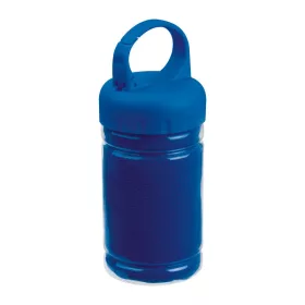 Sporty mikroszálas törölkőző (ø 6,3 × 16,5 cm, Kék)