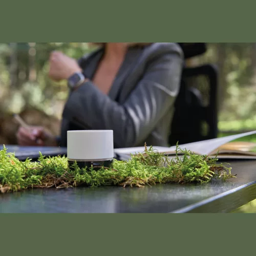 Taifun Bluetooth hangszóró LED világítással (5,1 × ø 5,8 cm, Fehér)