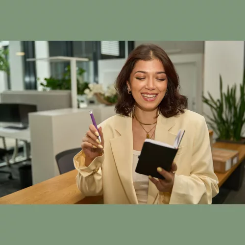 Salt Lake City fém golyós- és érintőtoll (14,7 × ø 1 cm, Lila)