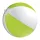 Key West strandlabda (Panel 40 cm ø 26 cm, Világos Zöld)