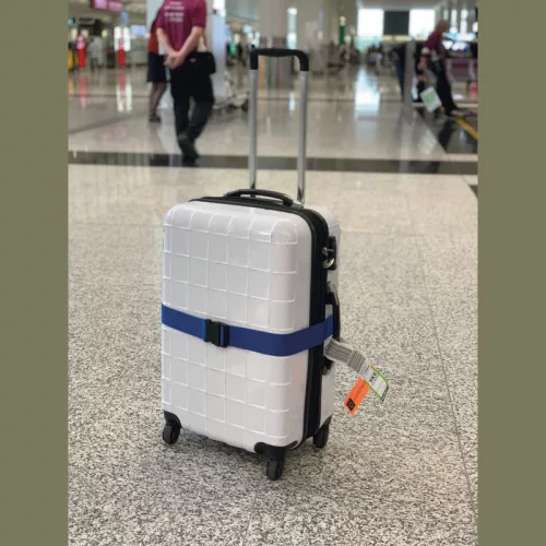Moordeich bőröndpánt (adjustable 5 × max.190cm, Kék)