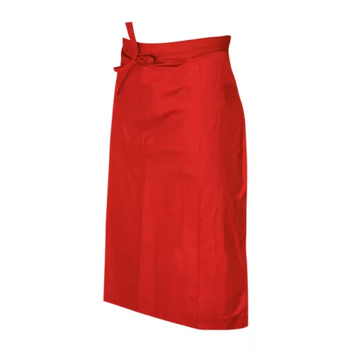 Mjolden pamut kötény, 180 g/m² (Piros)