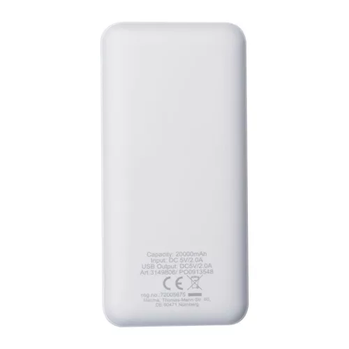 Cracow powerbank, 20.000 mAh