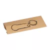 Stickit fém kulcstartó (Fekete)