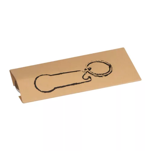 Stickit fém kulcstartó (Fekete)